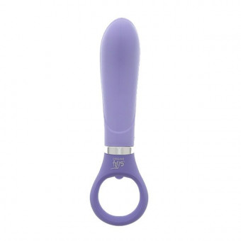 Фиолетовый анальный вибратор GOOD VIBES RING-G SMOOTH - 15,5 см., Dream Toys