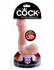 Реалистичный фаллоимитатор Dual Density 6.5" Cock with Balls - 16,5 см., Pipedream