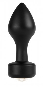 Чёрный анальный плаг Elegant Black - 8,3 см., Shots Media BV