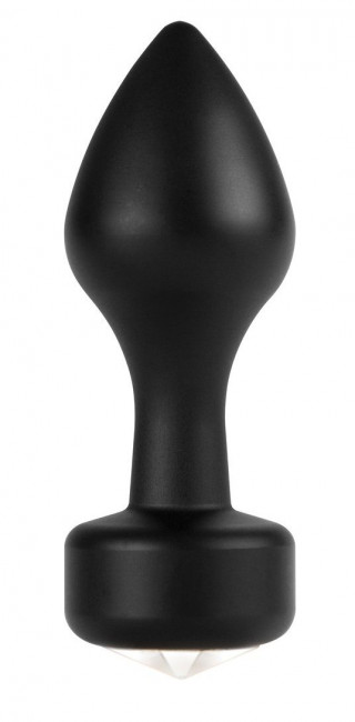 Чёрный анальный плаг Elegant Black - 8,3 см., Shots Media BV
