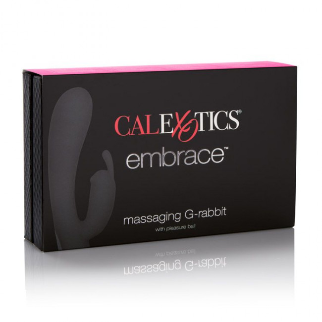 Розовый вибромассажер Embrace Massaging G-Rabbit, California Exotic Novelties