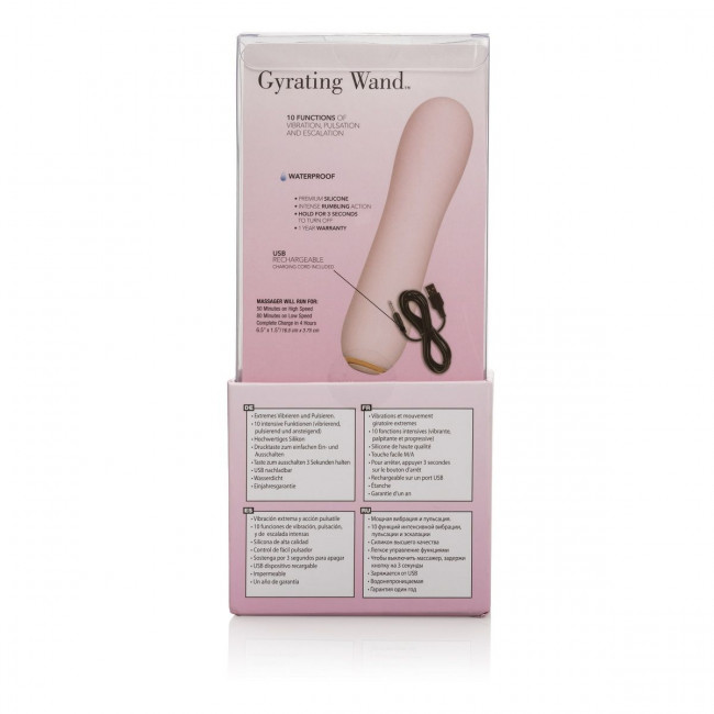 Вибромассажер Inspire Gyrating Wand - 16,5 см., California Exotic Novelties Вибромассажер Inspire Gyrating Wand - 16,5 см., California Exotic Novelties
