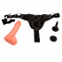 Реалистичный фаллос телесного цвета на трусиках Sex Partner - 18 см., Bior toys