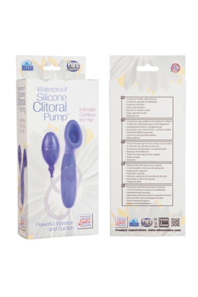 Помпа Waterproof Silicone Clitoral Pumps с вибрацией фиолетовая, California Exotic Novelties Помпа Waterproof Silicone Clitoral Pumps с вибрацией фиолетовая, California Exotic Novelties