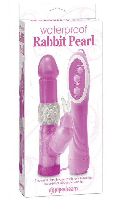 Розовый вибратор Rabbit Pearl, Pipedream