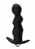 Чёрная анальная пробка с вибрацией Spiral Anal Plug - 12 см., Lola toys Чёрная анальная пробка с вибрацией Spiral Anal Plug - 12 см., Lola toys