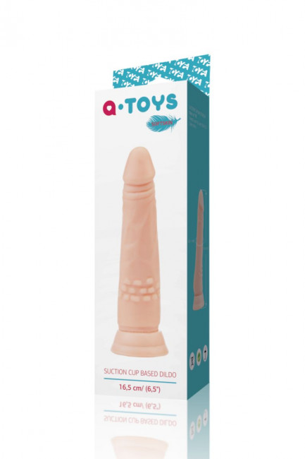 Телесный фаллоимитатор A-toys с присоской и шишечками, A-toys Телесный фаллоимитатор A-toys с присоской и шишечками, A-toys