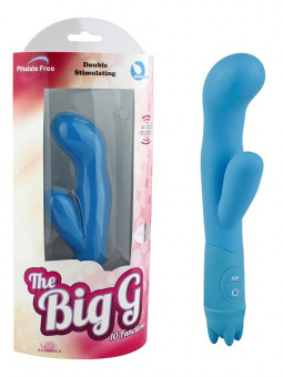 Вибростимулятор точки G The Big G голубого цвета, Howells