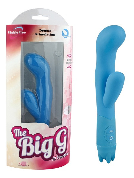 Вибростимулятор точки G The Big G голубого цвета, Howells Вибростимулятор точки G The Big G голубого цвета, Howells