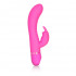 Вибромассажер Spellbound Bunny с загнутым кончиком - 17,8 см., California Exotic Novelties