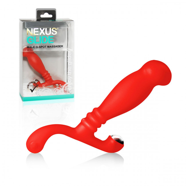 Анальный стимулятор Nexus Glide Red, Nexus Range