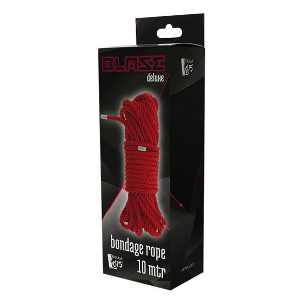 Красная веревка DELUXE BONDAGE ROPE - 10 м., Dream Toys Красная веревка DELUXE BONDAGE ROPE - 10 м., Dream Toys