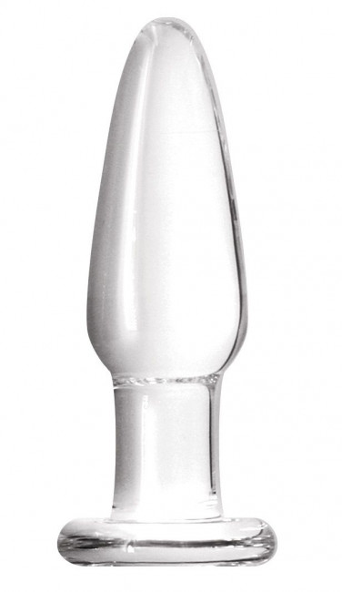 Стеклянная пробка Crystal Tapered Plug Small - 8,4 см. Стеклянная пробка Crystal Tapered Plug Small - 8,4 см.