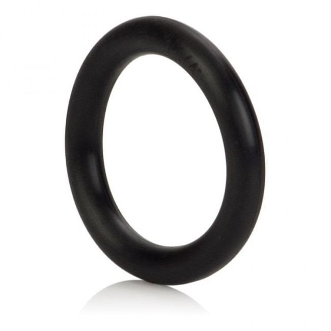 Чёрное эрекционное кольцо Black Rubber Ring, California Exotic Novelties