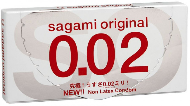 Ультратонкие презервативы Sagami Original 0.02 - 2 шт., Sagami Ультратонкие презервативы Sagami Original 0.02 - 2 шт., Sagami