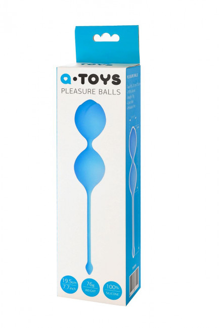 Голубые вагинальные шарики Toyfa A-toys, A-toys