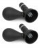 Черные вибропомпы на соски Cordless Vibrating Nipple Suckers, Pipedream