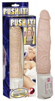 Реалистичный вибратор Push it! - 27,5 см., Orion