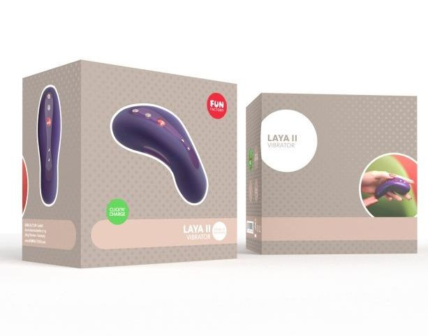 Фиолетовый вибростимулятор LAYA II, Fun Factory
