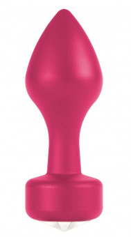 Розовый анальный плаг Elegant Pink - 8,3 см., Shots Media BV