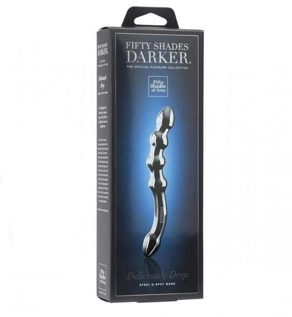 Изогнутый стимулятор G-точки Deliciously Deep Steel G-Spot Wand - 25,4 см., Fifty Shades of Grey Изогнутый стимулятор G-точки Deliciously Deep Steel G-Spot Wand - 25,4 см., Fifty Shades of Grey
