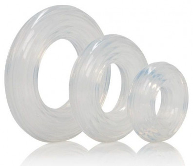 Набор из 3 колец на пенис Premium Silicone Ring Set, California Exotic Novelties