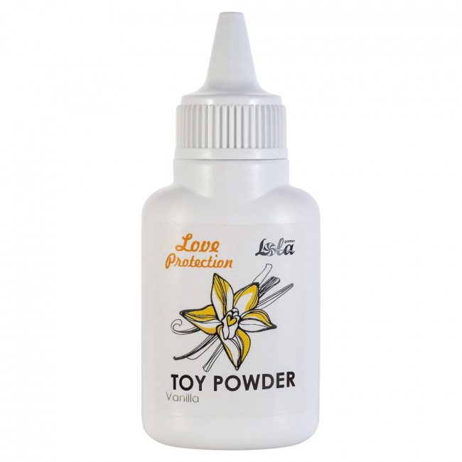 Пудра для игрушек Love Protection с ароматом ванили - 15 гр., Lola toys Пудра для игрушек Love Protection с ароматом ванили - 15 гр., Lola toys