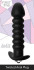 Чёрная анальная пробка с вибрацией Twisted Anal Plug - 13 см., Lola toys Чёрная анальная пробка с вибрацией Twisted Anal Plug - 13 см., Lola toys