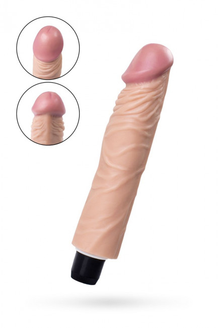 Телесный вибратор-реалистик - 22 см., A-toys Телесный вибратор-реалистик - 22 см., A-toys