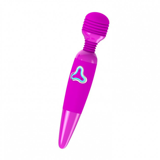 Лиловый вибромассажер Flirtatious Wand - 25 см. Лиловый вибромассажер Flirtatious Wand - 25 см.