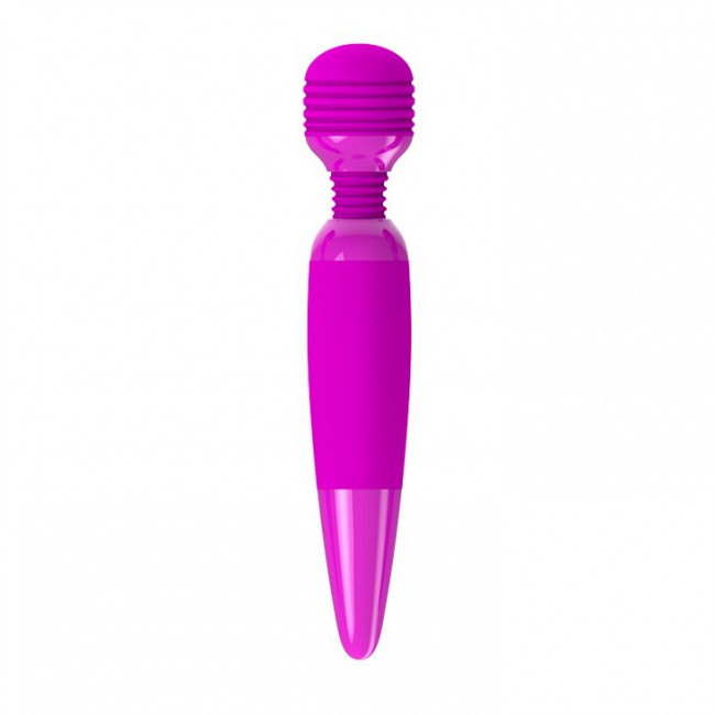Лиловый вибромассажер Flirtatious Wand - 25 см. Лиловый вибромассажер Flirtatious Wand - 25 см.