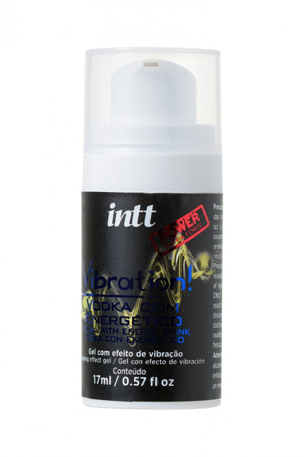 Массажный гель INTT VIBRATION Vodka mixed with energy drink с необычным ароматом и эффектом вибрации - 17 мл., INTT Массажный гель INTT VIBRATION Vodka mixed with energy drink с необычным ароматом и эффектом вибрации - 17 мл., INTT