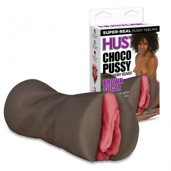Вагина-мастурбатор CHOCO PUSSY шоколадного цвета, Hustler