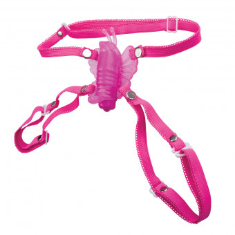 Вибробабочка на ремешках Micro Wireless Venus Butterfly, California Exotic Novelties