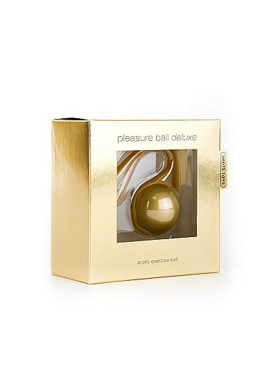 Золотистый вагинальный шарик Pleasure Ball Deluxe, Shots Media BV Золотистый вагинальный шарик Pleasure Ball Deluxe, Shots Media BV