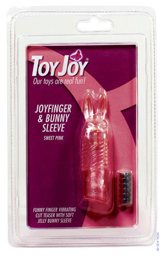 Вибронасадка на палец в форме зайчика, Toy Joy