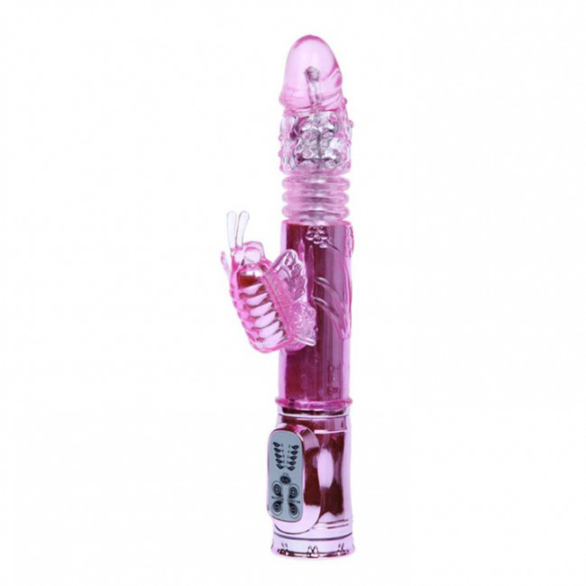 Вибратор-бабочка Throbbing Butterfly - 29,5 см., Baile