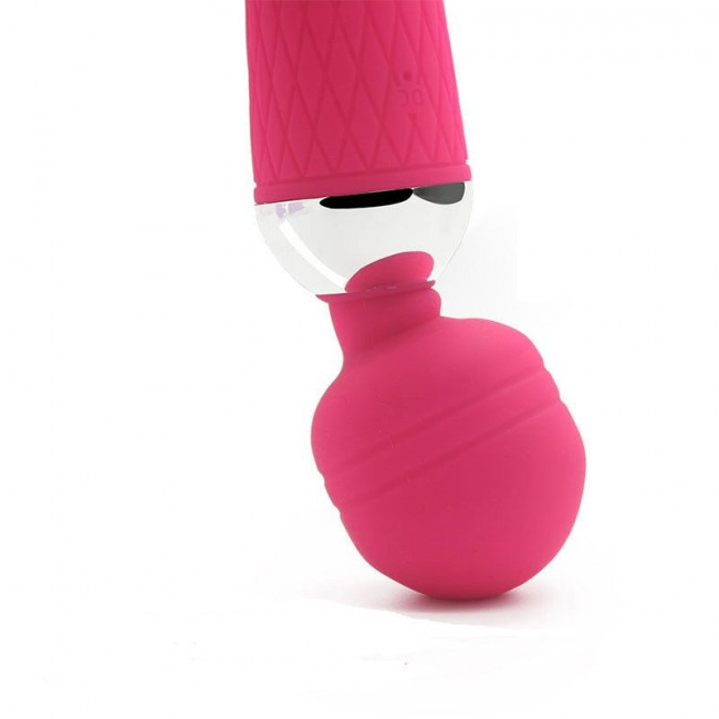 Розовый жезловый вибратор - 19,5 см., 4sexdreaM