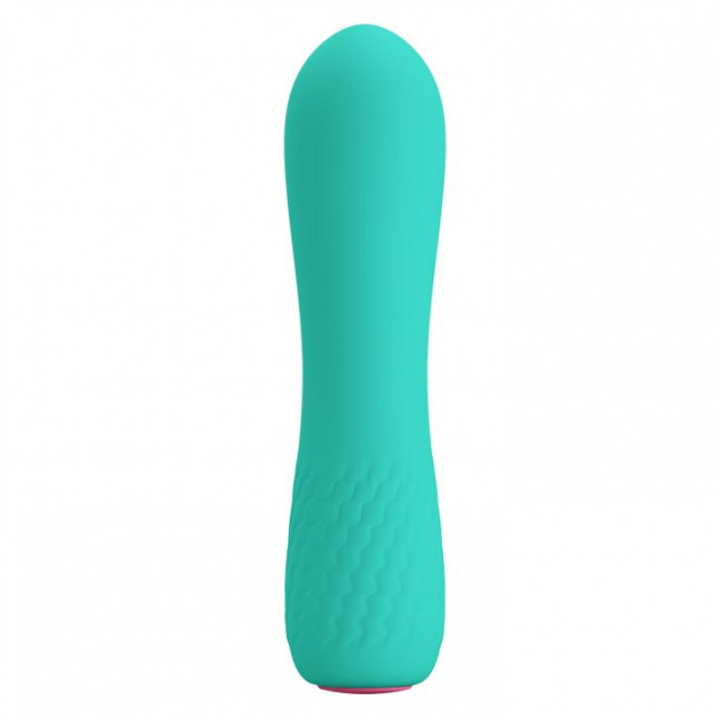 Мятный мини-вибратор Elfin - 11,9 см., Baile