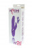 Фиолетовый ротатор NAGHI NO.20 RECHARGEABLE DUO VIBRATOR с клиторальным отростком, Tonga