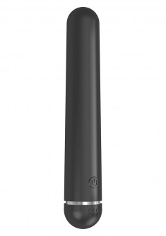 Классический чёрный вибратор F5 - 18 см., OVO