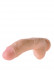 Телесный загнутый фаллоимитатор Dual Density 10" Cock - 25,4 см., Pipedream