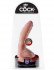 Телесный загнутый фаллоимитатор Dual Density 10" Cock - 25,4 см., Pipedream