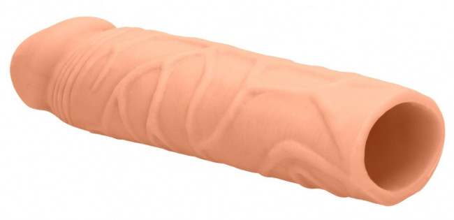 Телесная увеличивающая насадка Penis Extender - 17,5 см. Телесная увеличивающая насадка Penis Extender - 17,5 см.
