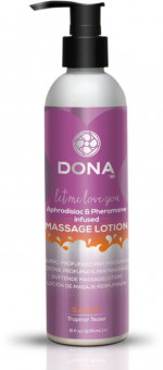 Увлажняющий массажный лосьон DONA Sassy Tropical Tease - 235 мл., System JO