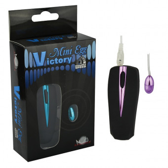Фиолетовая мультискоростная вибропуля Victory Mini Egg, Howells