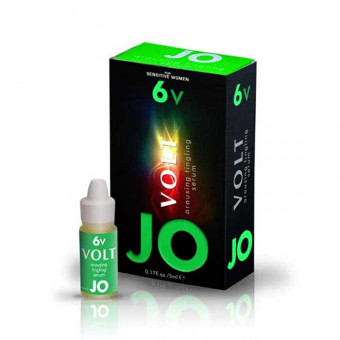 Гель мягкого действия для стимуляции клитора JO 6 VOLT Arousing Tingling Serum - 5 мл., System JO