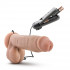 Телесный вибратор-реалистик на присоске X5 Plus 8 Inch Vibrating Realistic Cock - 20,3 см., Blush Novelties