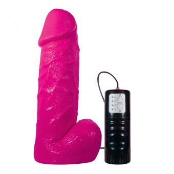 Розовый реалистичный вибратор VIRGIN FANTASY - 20 см., Toy Joy