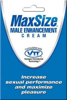 Пробник мужского крема для усиления эрекции MAXSize Cream - 4 мл., Swiss navy